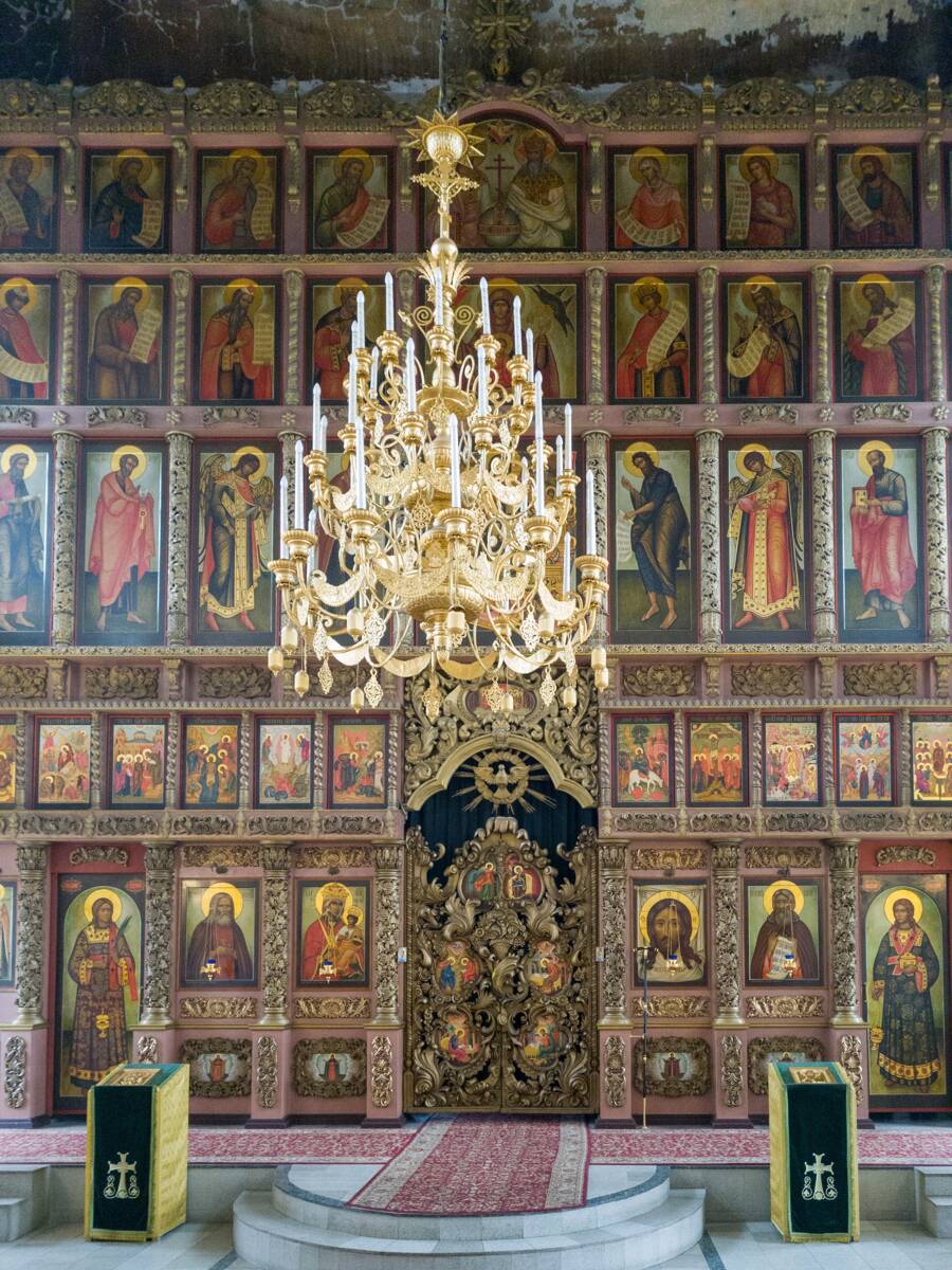 Высокопетровский монастырь. Церковь Сергия Радонежского, Тверской (Центральный административный округ (ЦАО), г. Москва). интерьер и убранство
