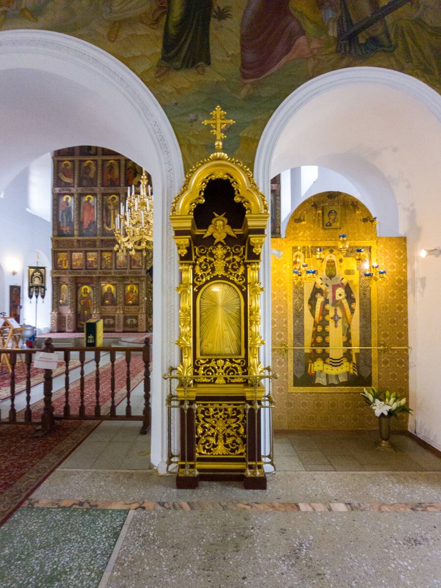 Высокопетровский монастырь. Церковь Сергия Радонежского, Тверской (Центральный административный округ (ЦАО), г. Москва). интерьер и убранство