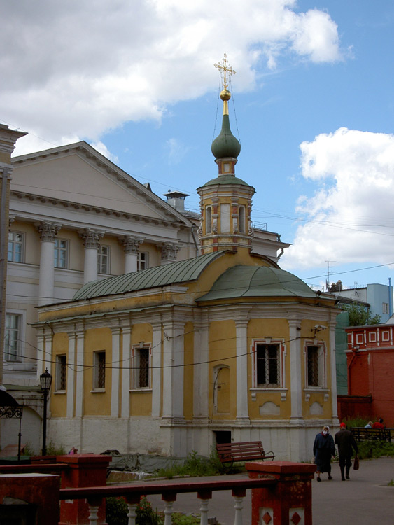 Высоко-Петровский монастырь. Церковь Толгской иконы Божией Матери, Тверской (Центральный административный округ (ЦАО), г. Москва). фасады