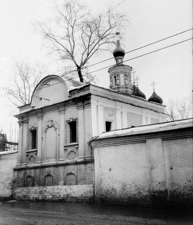 Высоко-Петровский монастырь. Церковь Толгской иконы Божией Матери, Тверской (Центральный административный округ (ЦАО), г. Москва). фасады