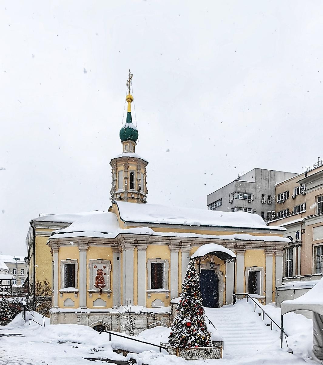 фасады. Высоко-Петровский монастырь. Церковь Толгской иконы Божией Матери, Тверской (Центральный административный округ (ЦАО), г. Москва)