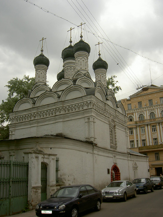 Замоскворечье. Церковь Михаила и Феодора Черниговских под Бором. фасады, 		      
