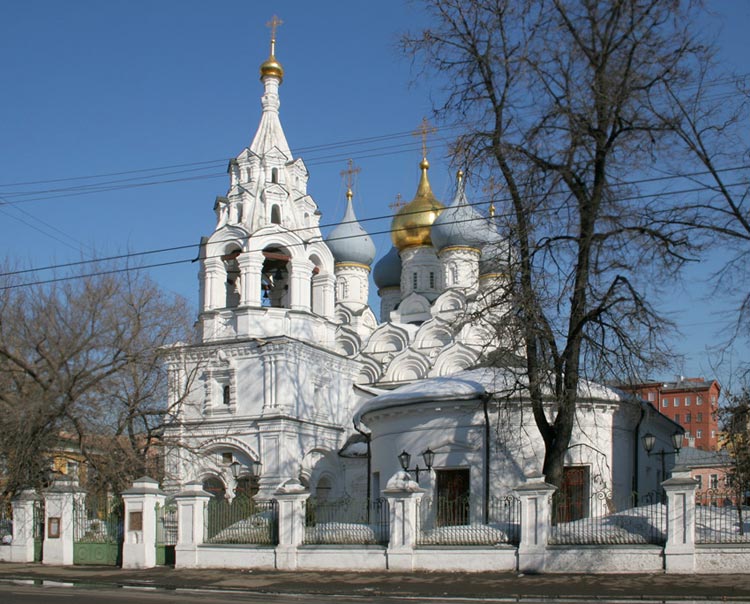 Церковь Николая Чудотворца в Пыжах, Замоскворечье (Центральный административный округ (ЦАО), г. Москва). фасады