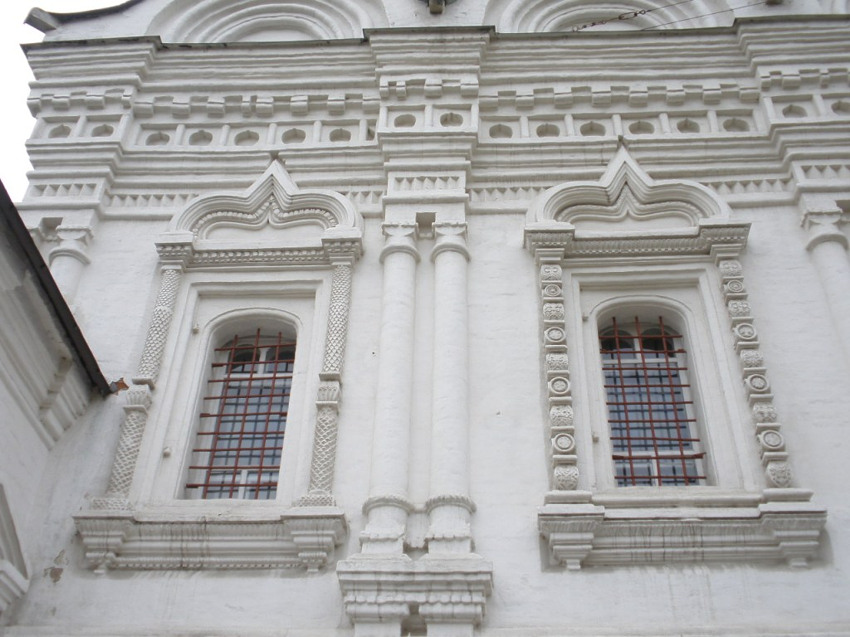 Замоскворечье. Церковь Николая Чудотворца в Пыжах. архитектурные детали, Фрагмент северного фасада