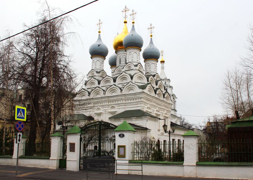 Церковь Николая Чудотворца в Пыжах, Замоскворечье (Центральный административный округ (ЦАО), г. Москва). фасады