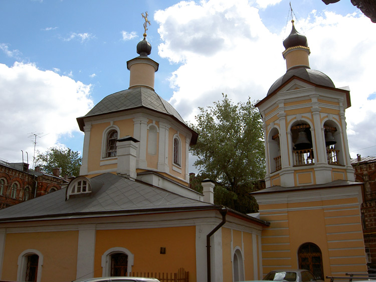 Церковь Сергия Радонежского в Крапивниках, Тверской (Центральный административный округ (ЦАО), г. Москва). фасады