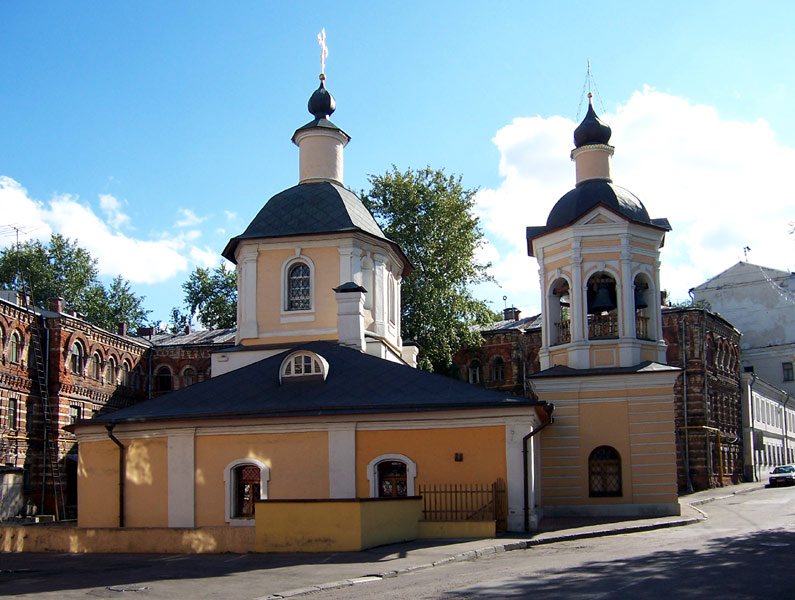 Церковь Сергия Радонежского в Крапивниках, Тверской (Центральный административный округ (ЦАО), г. Москва). фасады