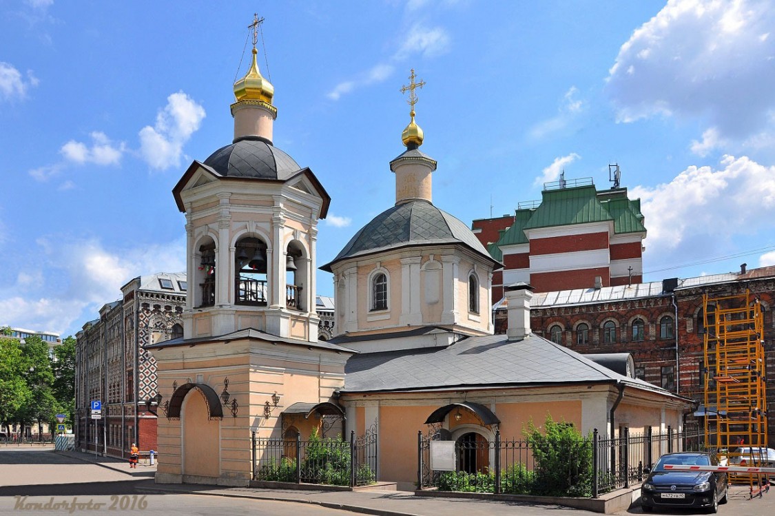 Церковь Сергия Радонежского в Крапивниках, Тверской (Центральный административный округ (ЦАО), г. Москва). фасады