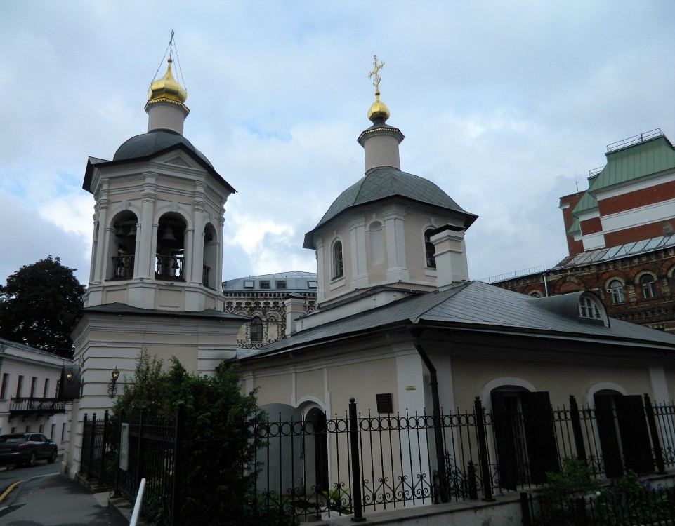 Церковь Сергия Радонежского в Крапивниках, Тверской (Центральный административный округ (ЦАО), г. Москва). фасады