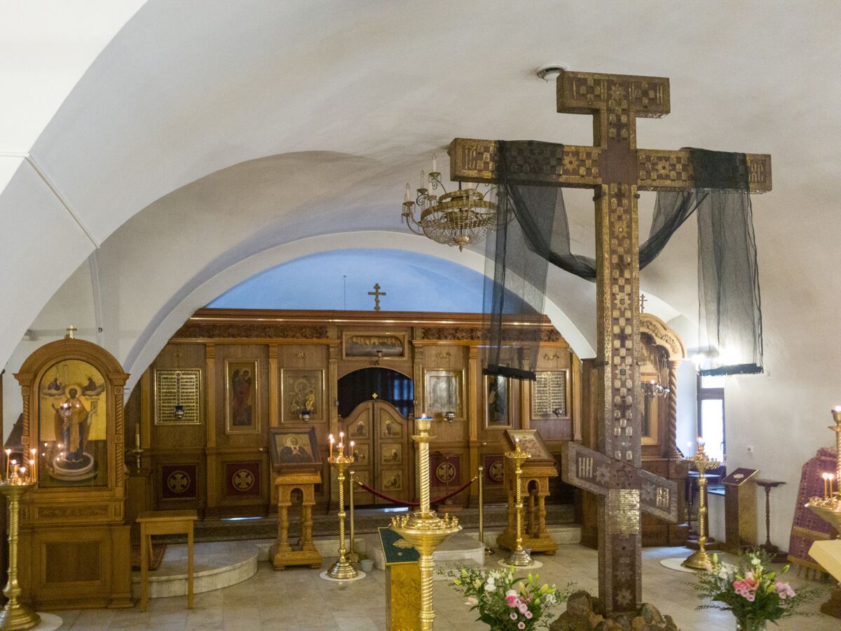 Церковь Сергия Радонежского в Крапивниках, Тверской (Центральный административный округ (ЦАО), г. Москва). интерьер и убранство