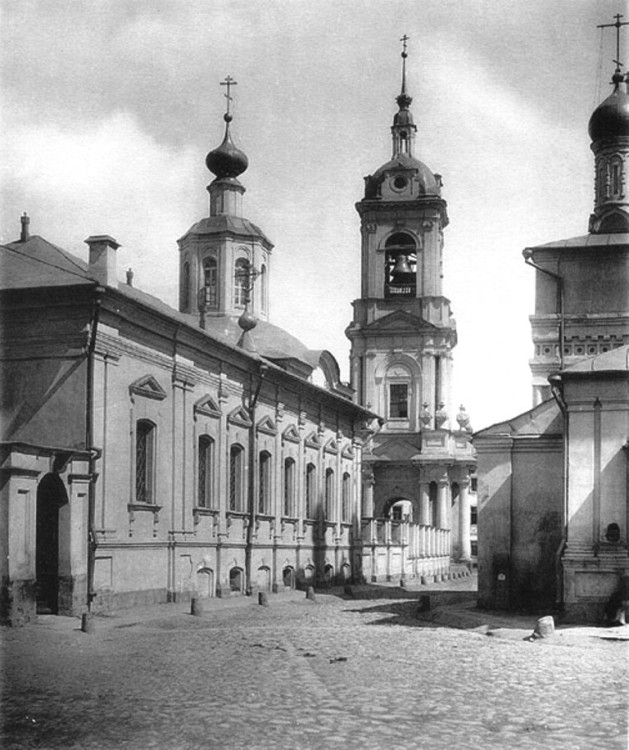 Замоскворечье. Церковь Усекновения главы Иоанна Предтечи под Бором. архивная фотография, Альбом Найденова