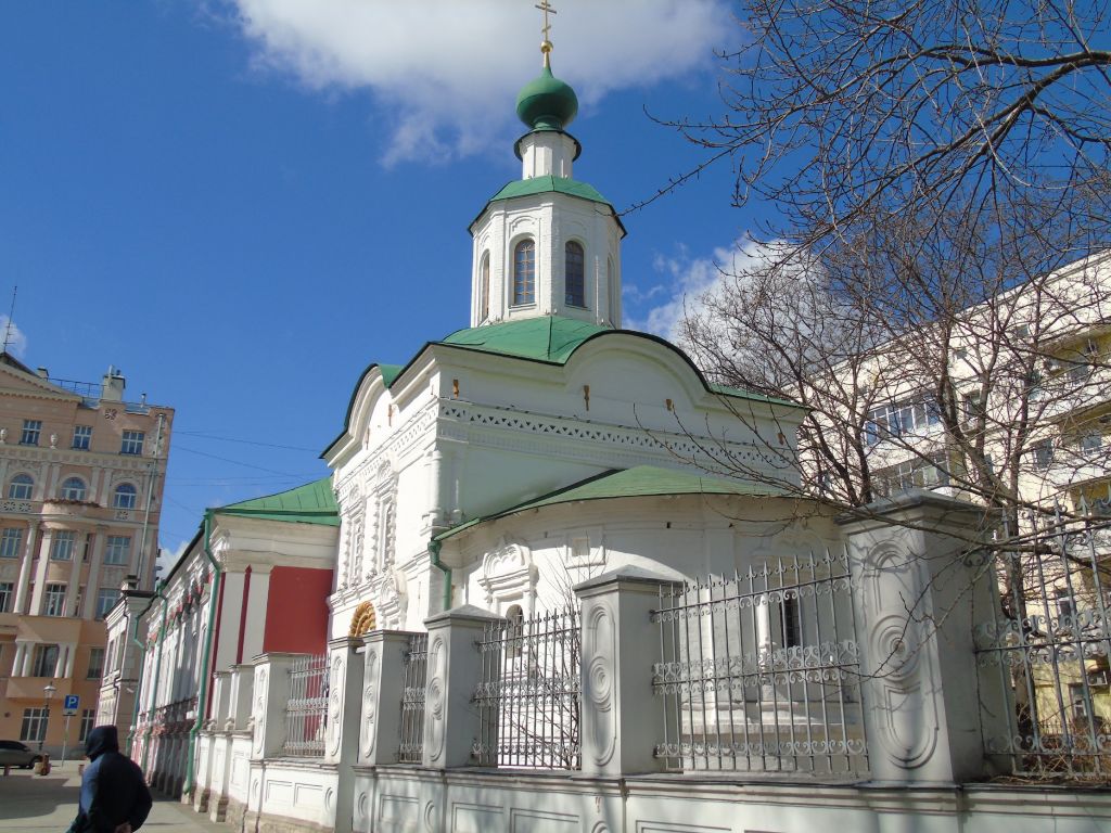 Церковь Усекновения главы Иоанна Предтечи под Бором, Замоскворечье (Центральный административный округ (ЦАО), г. Москва). фасады
