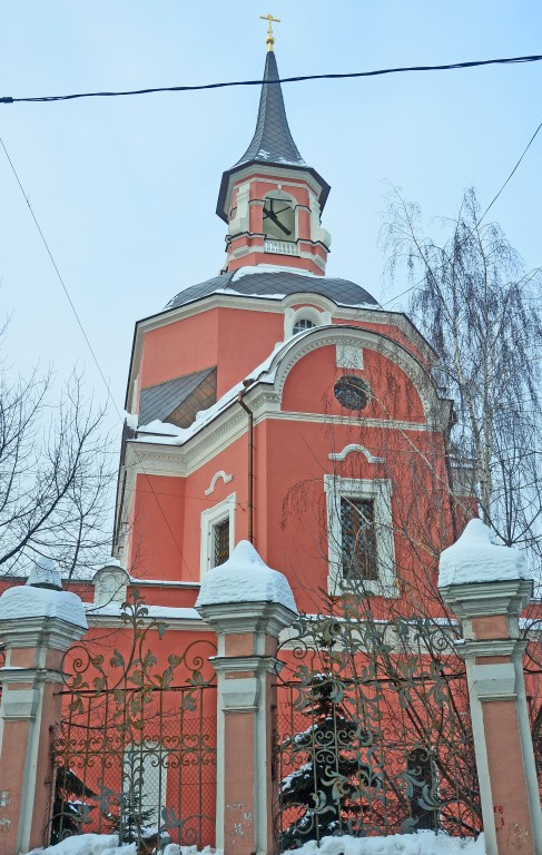Церковь Петра и Павла в Новой Басманной слободе, Басманный (Центральный административный округ (ЦАО), г. Москва). фасады