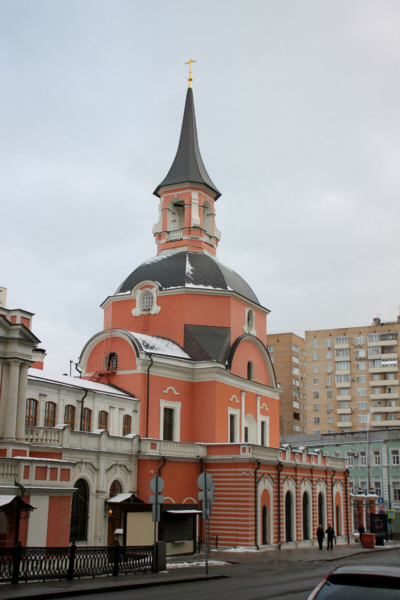 Церковь Петра и Павла в Новой Басманной слободе, Басманный (Центральный административный округ (ЦАО), г. Москва). архитектурные детали, Основной объем