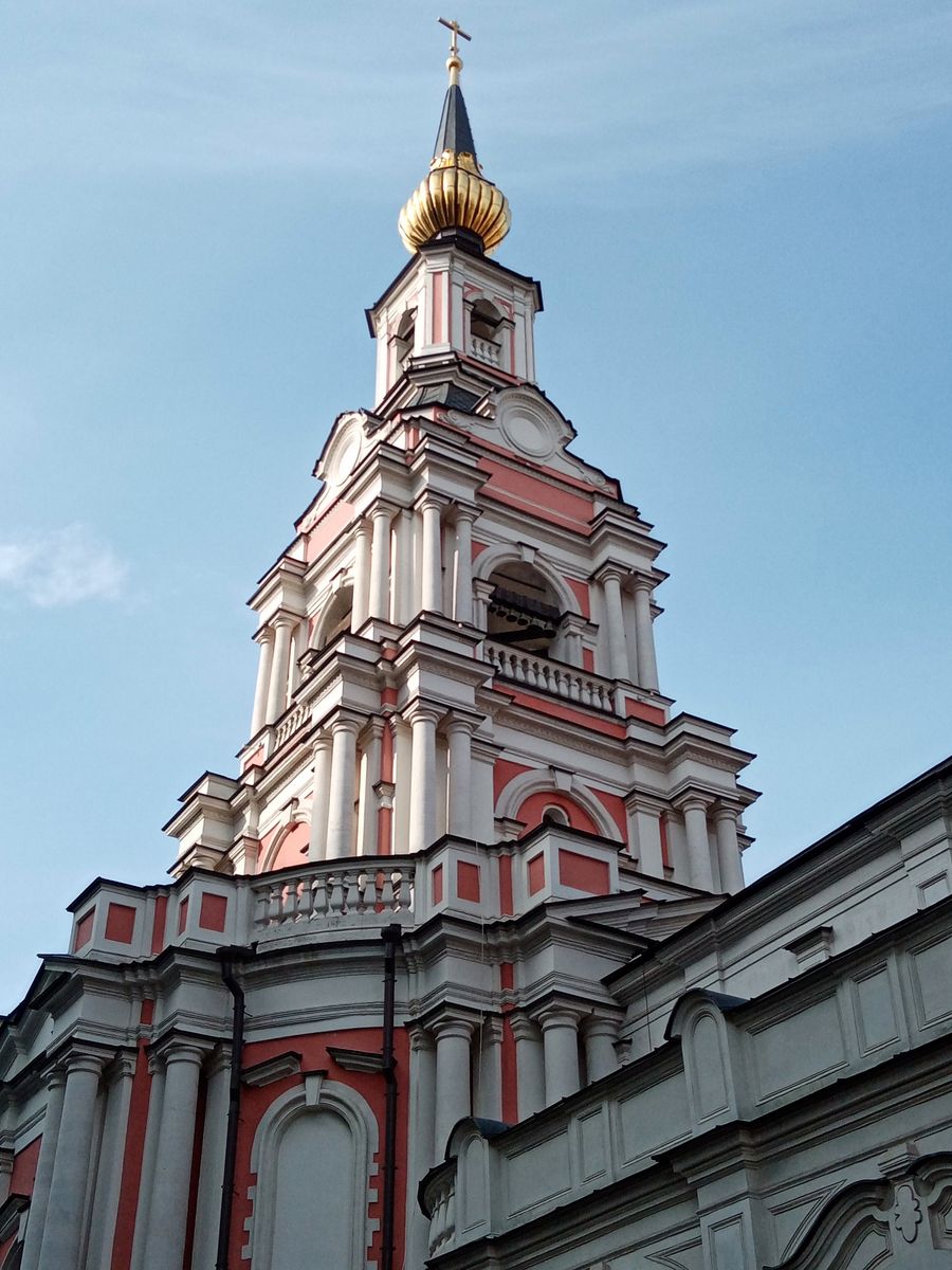Церковь Петра и Павла в Новой Басманной слободе, Басманный (Центральный административный округ (ЦАО), г. Москва). архитектурные детали, Колокольня