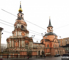 Москва. Церковь Петра и Павла в Новой Басманной слободе