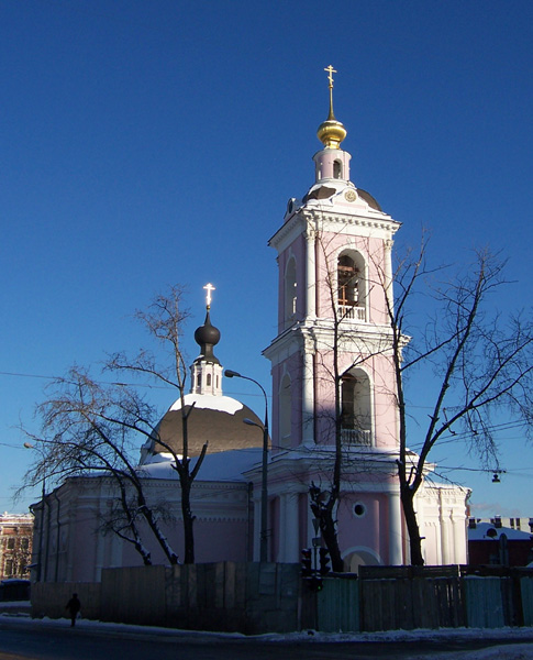 Басманный. Церковь Николая Чудотворца в Покровском. фасады