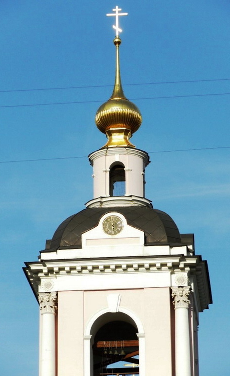 Церковь Николая Чудотворца в Покровском, Басманный (Центральный административный округ (ЦАО), г. Москва). архитектурные детали, Завершение колокольни