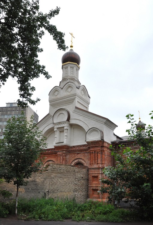 Церковь Николая Чудотворца в Дербеневе, Красносельский (Центральный административный округ (ЦАО), г. Москва). фасады, Вид на завершение храма с северной стороны