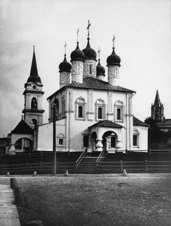 Басманный. Церковь Владимира равноапостольного в Старых Садех. архивная фотография, Альбом Найденова