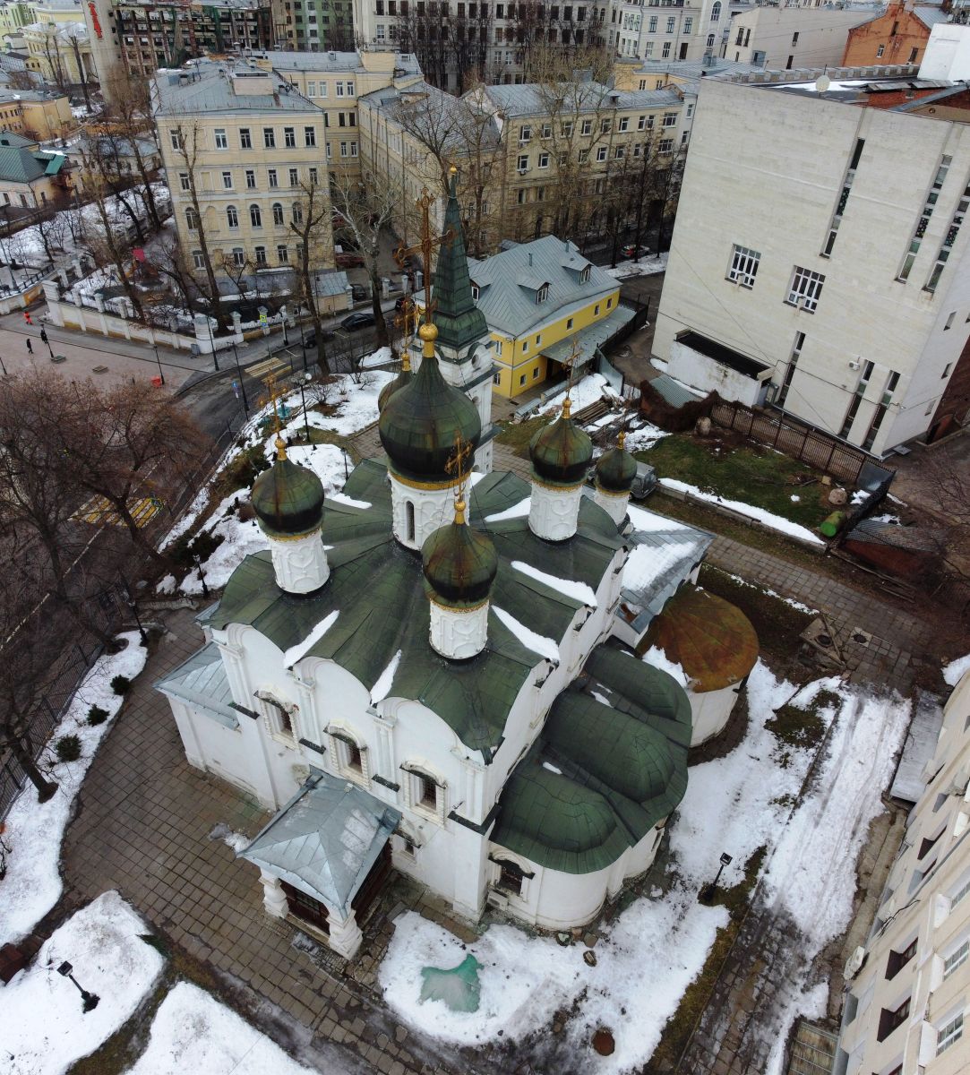 Церковь Владимира равноапостольного в Старых Садех, Басманный (Центральный административный округ (ЦАО), г. Москва). фасады