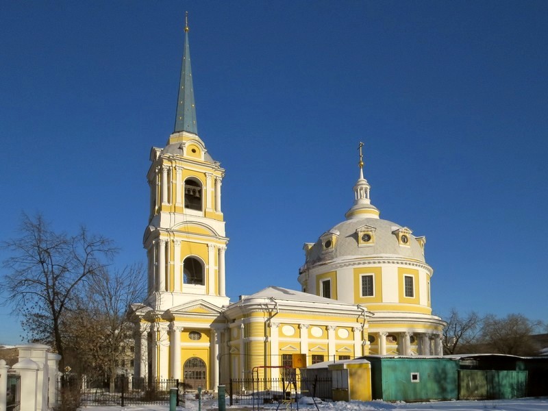 Басманный. Церковь Вознесения Господня на Гороховом поле. фасады