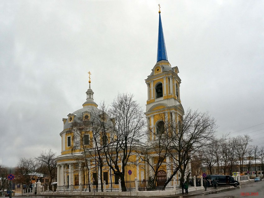 Басманный. Церковь Вознесения Господня на Гороховом поле. фасады