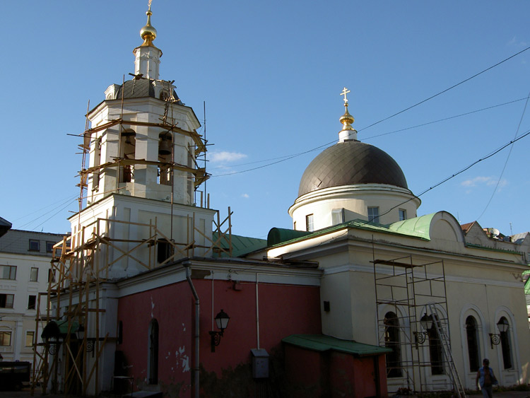 Церковь Иакова Зеведеева в Казённой слободе, Басманный (Центральный административный округ (ЦАО), г. Москва). документальные фотографии