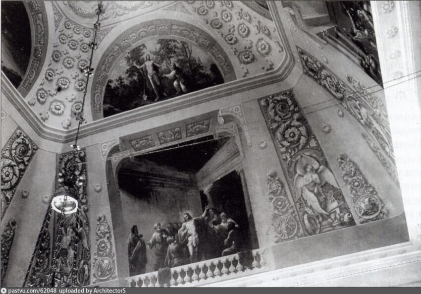 Басманный. Церковь Воскресения Словущего в Барашах. архивная фотография, Фотография с сайта pastvu.ru. Фото 1902-1930 гг.