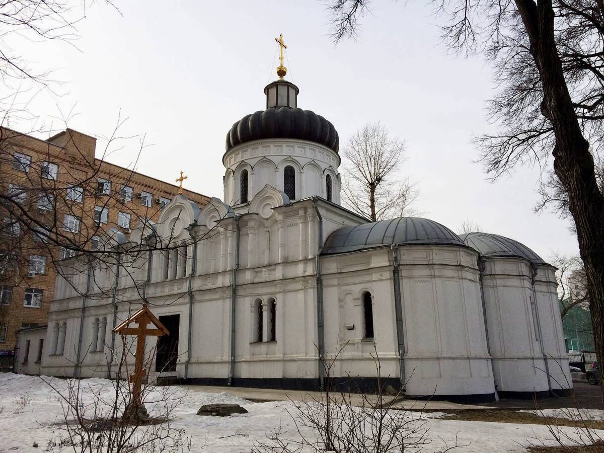 Ново-Алексеевский женский монастырь. Церковь Алексия, человека Божия в Красном селе, Красносельский (Центральный административный округ (ЦАО), г. Москва). фасады