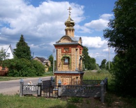 Улитино. Часовня (часовенный столп) Тихвинской иконы Божией Матери