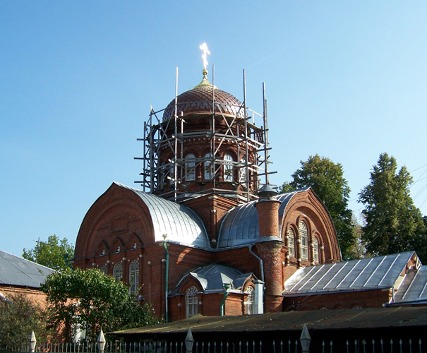 Павловский Посад. Церковь Вознесения Господня на Городке. документальные фотографии, вид с северо-запада