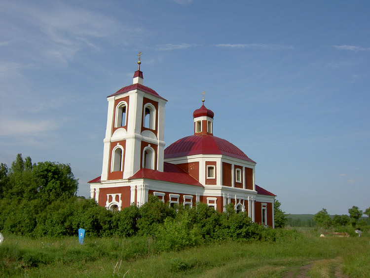 Церковь Николая Чудотворца, Каменка (Задонский район, Липецкая область). фасады