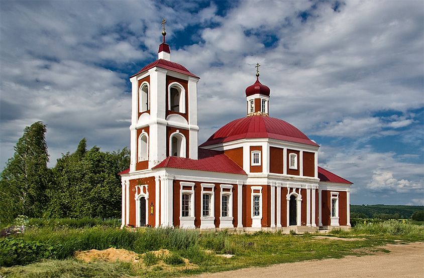 Каменка. Церковь Николая Чудотворца. фасады
