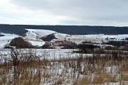 Церковь Николая Чудотворца, Общий вид на ландшафте<br>, Каменка, Задонский район, Липецкая область