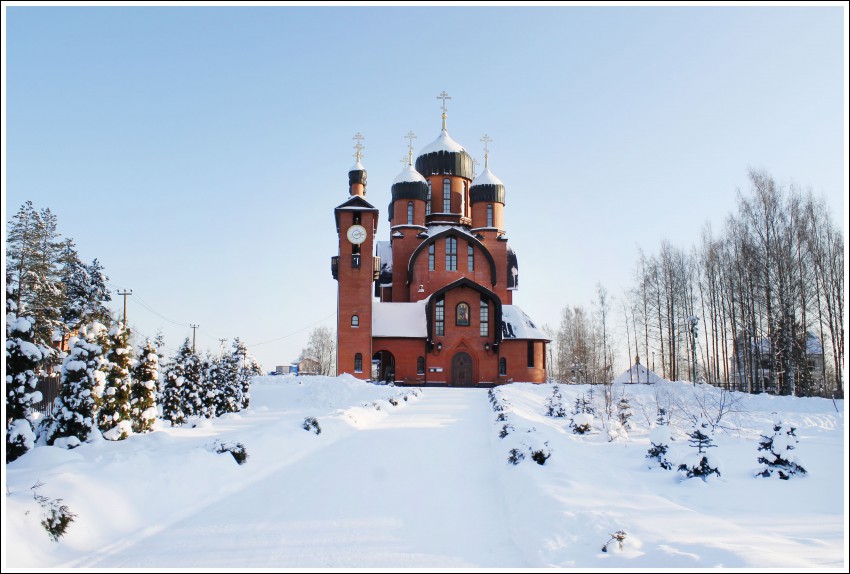Зимой собор Токсово