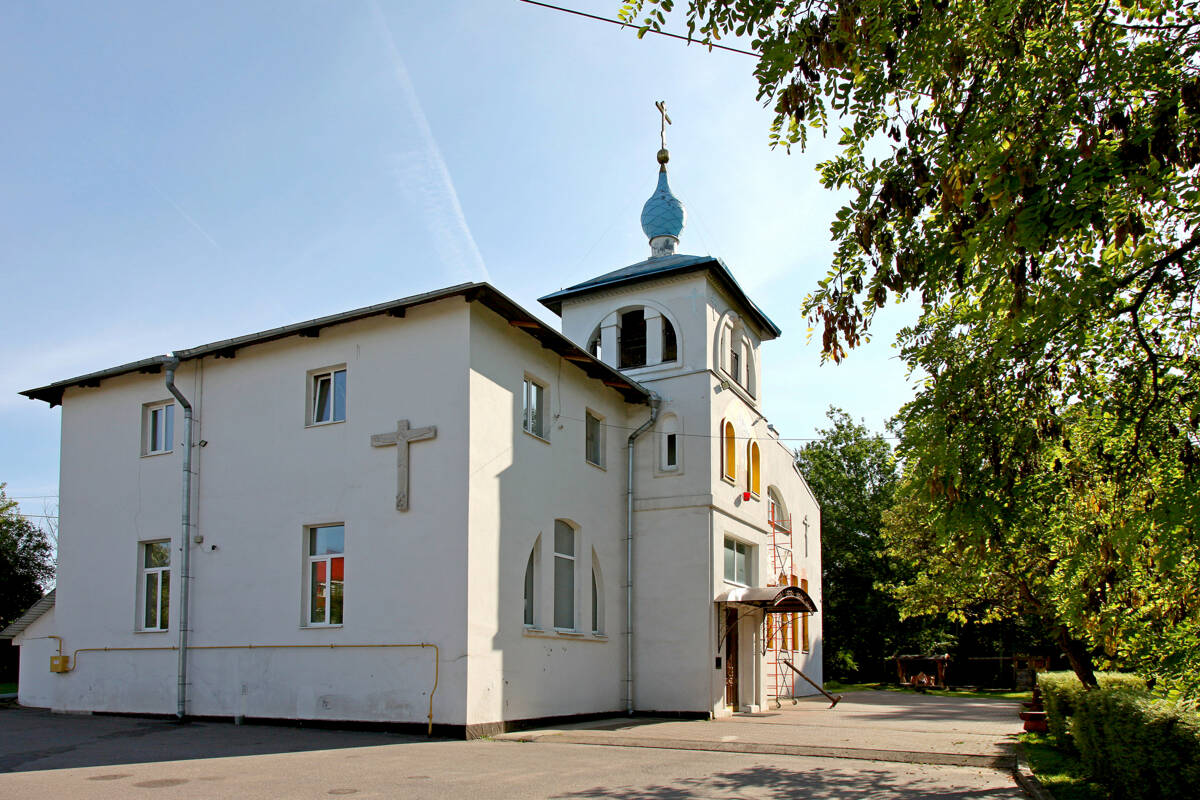 Церковь Николая Чудотворца, Свердлова им., посёлок (Всеволожский район, Ленинградская область). фасады, Церковь Николая Чудотворца