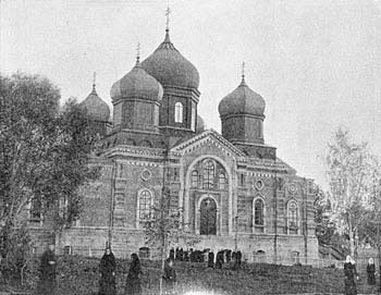 Церковь Иверской иконы Божией Матери, Борщевое (Венёвский район, Тульская область). архивная фотография, 1914 г.