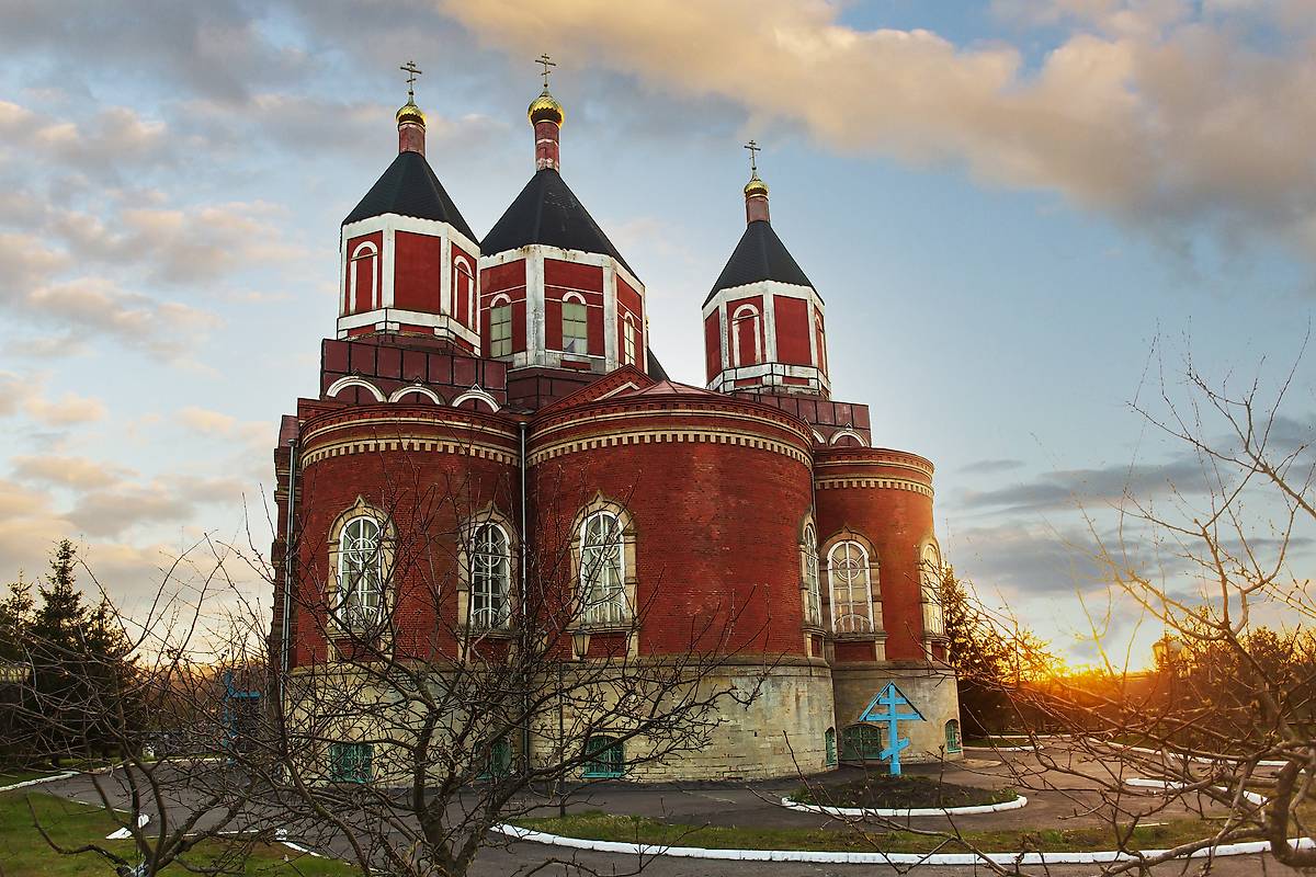 фасады. Церковь Иверской иконы Божией Матери, Борщевое (Венёвский район, Тульская область)