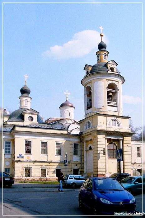 Хамовники. Церковь Антипы Пергамского на Колымажном дворе. фасады, Храм Священомученника Антипы на колымажном дворе.