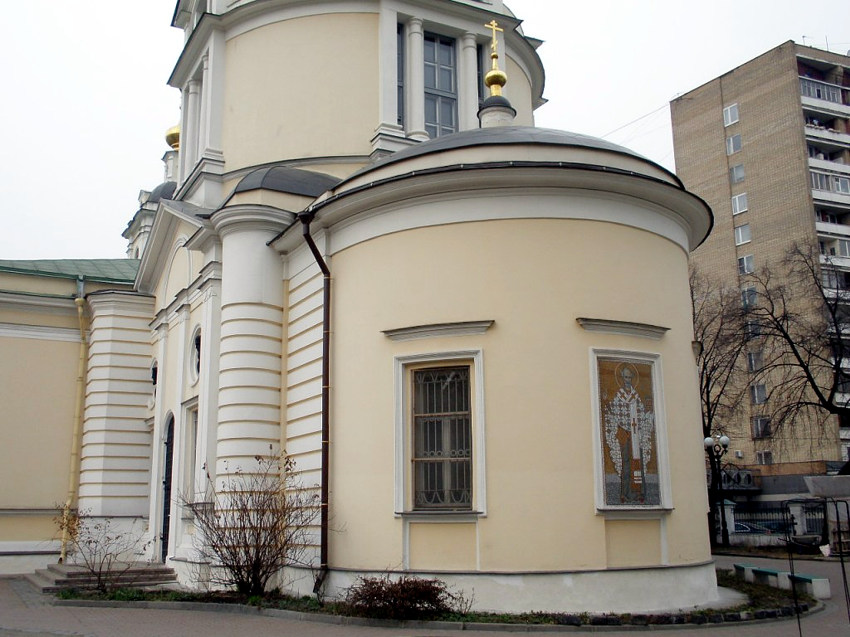 Церковь Николая Чудотворца в Кузнецкой слободе, Замоскворечье (Центральный административный округ (ЦАО), г. Москва). архитектурные детали, Восточный фасад