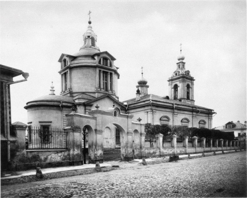 Церковь Николая Чудотворца в Кузнецкой слободе, Замоскворечье (Центральный административный округ (ЦАО), г. Москва). архивная фотография, Альбом Найденова