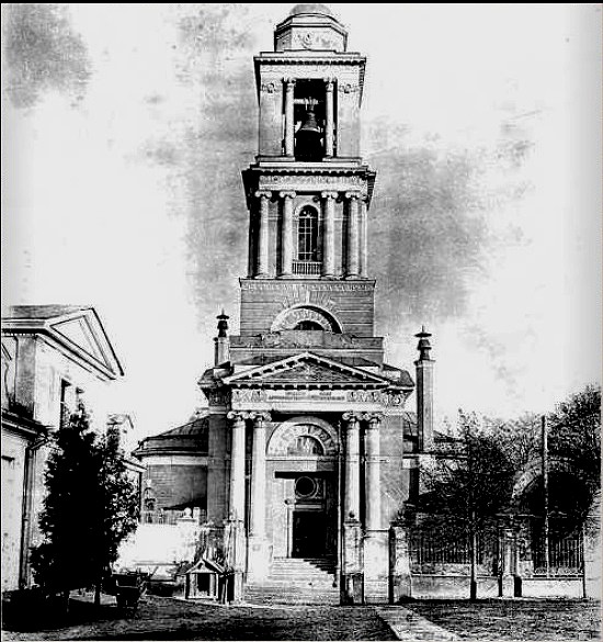Церковь Троицы Живоначальной в Вишняках (в Больших Лужниках), Замоскворечье (Центральный административный округ (ЦАО), г. Москва). архивная фотография, Вострышев, Шокарев 