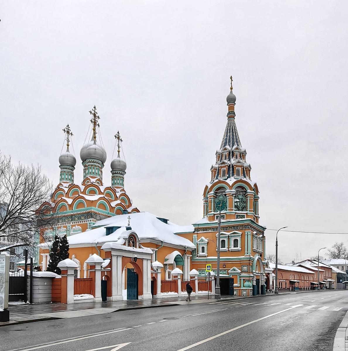 фасады. Церковь Григория Неокесарийского в Дербицах, Якиманка (Центральный административный округ (ЦАО), г. Москва)