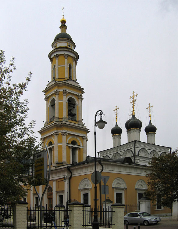 Якиманка. Церковь Николая Чудотворца в Толмачах. фасады, 		      
