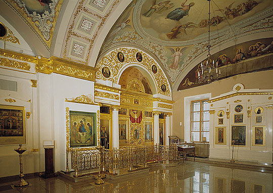 Церковь Николая Чудотворца в Толмачах, Якиманка (Центральный административный округ (ЦАО), г. Москва). интерьер и убранство