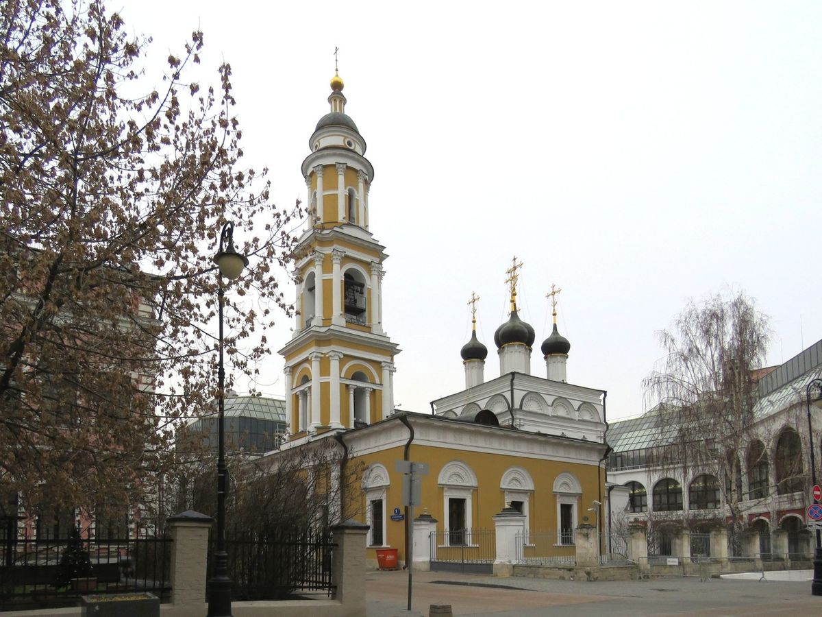 фасады. Церковь Николая Чудотворца в Толмачах, Якиманка (Центральный административный округ (ЦАО), г. Москва)