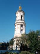 Церковь иконы Божией Матери "Всех скорбящих Радость" на Большой Ордынке, Общий вид колокольни<br>, Москва, Центральный административный округ (ЦАО), г. Москва