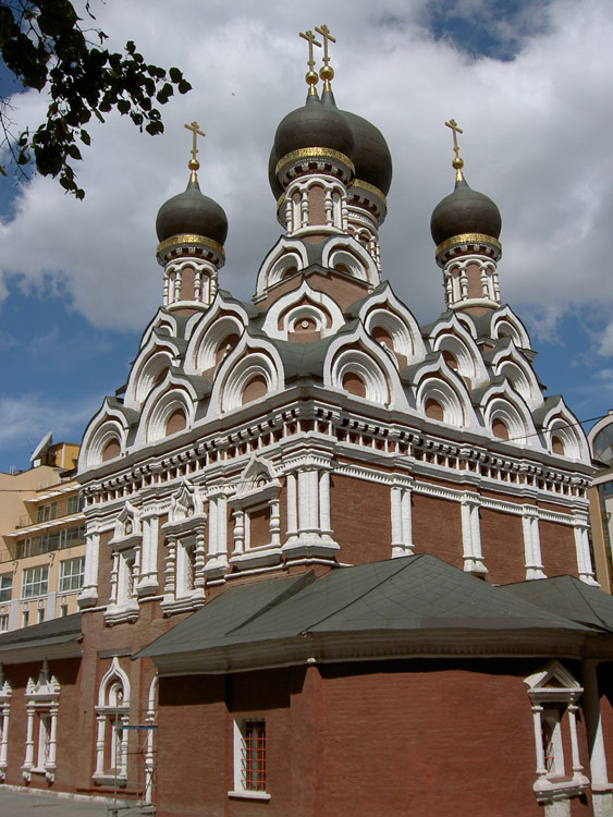 Церковь Георгия Победоносца (Рождества Пресвятой Богородицы) в Ендове, Замоскворечье (Центральный административный округ (ЦАО), г. Москва). фасады