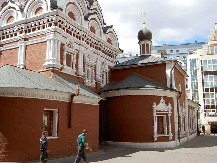 Церковь Георгия Победоносца (Рождества Пресвятой Богородицы) в Ендове, Замоскворечье (Центральный административный округ (ЦАО), г. Москва). архитектурные детали